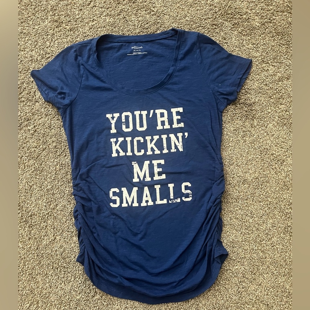 Motherhood Maternity Royal Blue T-Shirt Size Medium